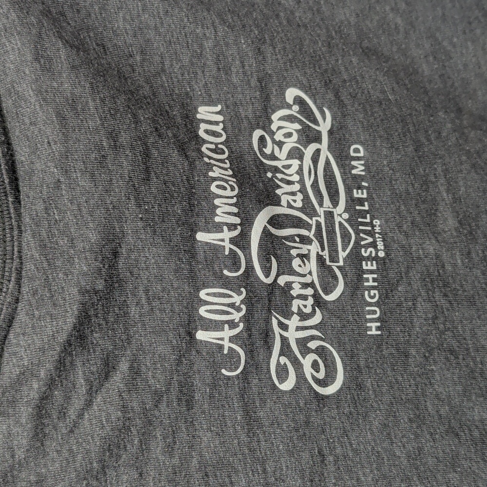 Harley-Davidson Gray T-Shirt XL Like New - Picture 6 of 6